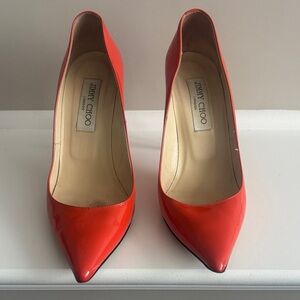 Jimmy Choo Orange Heels 38